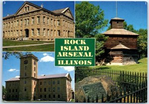 Postcard - Rock Island Arsenal, Illinois