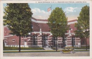 Michigan Lansing Main Entrance To W K Prudden Auditorium