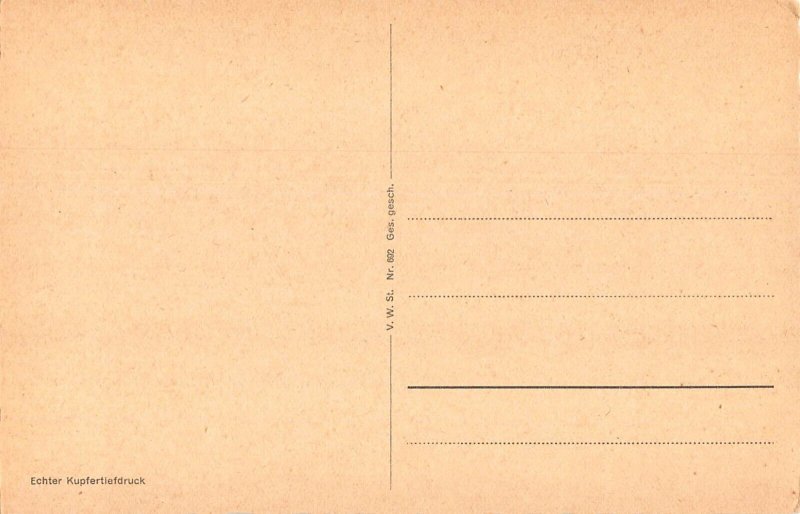 L159 Germany Stuttgart, Rathaus vintage postcard