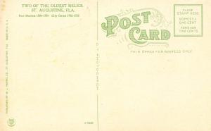 FL - St Augustine. Old Fort Marion, Old City Gates