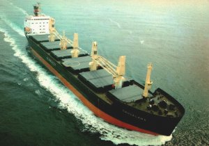 MS Thuleland Cargo Ship Vintage Postcard BS17