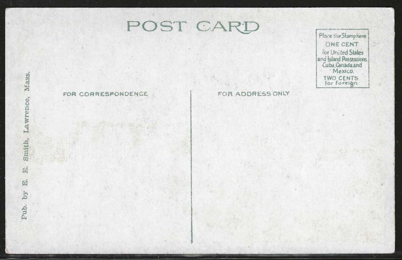 Merrimack Valley Country Club, Methuen, Massachusetts, Early Postcard, Unused