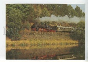 442373 Germany train locomotive tourist advertising Old postcard