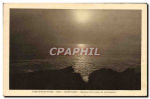 Postcard Old Saint Cast Rocks Bay of Fresnaie