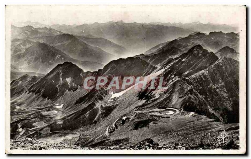 Old Postcard Ocean Pic Du Midi Pyrenees The Tray Laguet Terminus De Roule See...