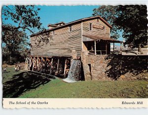 Postcard Edwards Mill, The School of the Ozarks, Point Lookout, Missouri