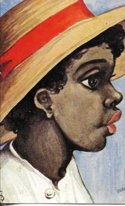 Curly Cools, by H.D. Sandford Tuck Oilette postcard # 9093