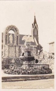 Wisconsin Dickeyville Fountain Real Photo RPPC