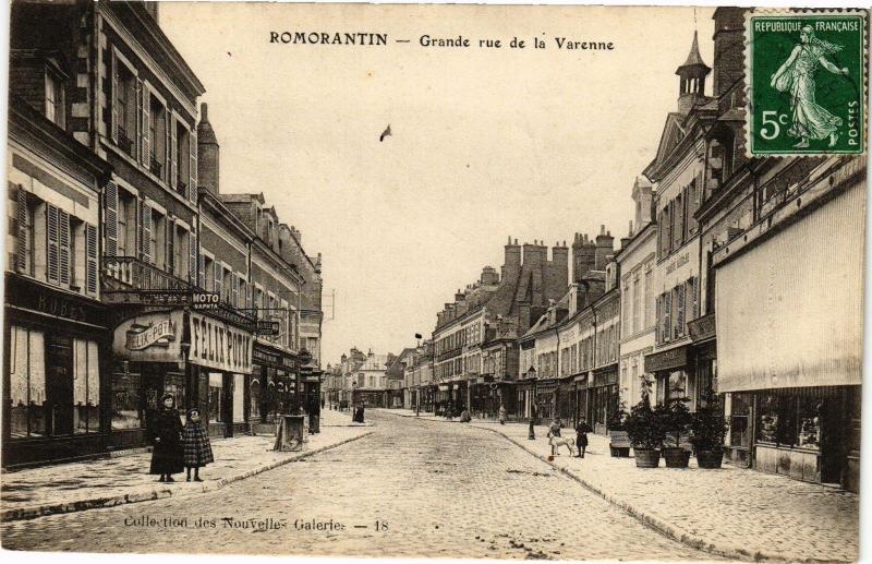 CPA ROMORANTIN - Grande rue de la Varenne (208484)