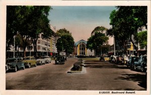 CPA AK INDOCHINA Saigon Boulevard Bonard VIETNAM (957162)