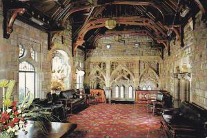 New Zealand Christchurch The Lounge Looking Towards Gothic Tracery Archway