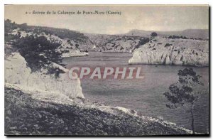 Old Postcard Calanque Entree of Port Miou Cassis