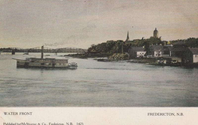 Sternwheeler at Water Front - Fredericton NB, New Brunswick, Canada - DB