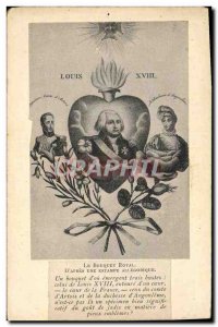 Old Postcard Louis XVIII