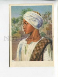 3120031 Boy from ASWAN Assuan Egypt by FEDOROV Old russian PC