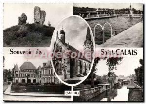 Modern Postcard Souvenir de Saint Calais