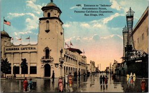 PC Isthmus Amusement Street Panama-California Exposition San Diego California