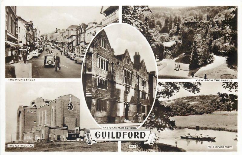 Guildford Grammar School High Street Cathedral River Wey Castle