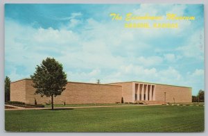 State View~Abilene Kansas~Eisenhower Museum~Vintage Postcard