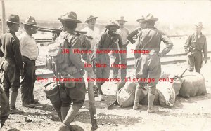 Mexico Border War, RPPC, Black American Wounded Soldier Survivor from Carrizal