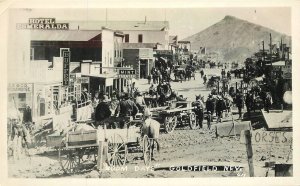 Postcard RPPC 1950s Goldfield Nevada Repro C 1900 image Boom Days 23-13232