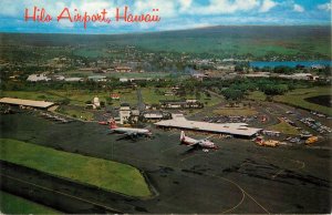 Hawaii Postcard Hilo Airport Aerial View