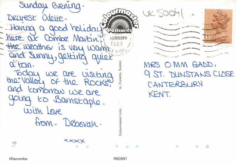 uk50041 ilfracombe devon uk