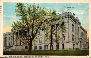 Iowa Des Moines The New East Des Moines High School 1930 Curteich