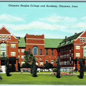 1946 Ottumwa, IA Heights College Academy University School Copper Roof PC A249