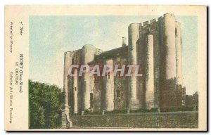 Old Postcard Niort Deux Sevres Le Chateau