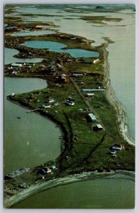 Tuktoyaktuk Northwest Territories, Canada Post Pre-stamped Postcard, Aerial View