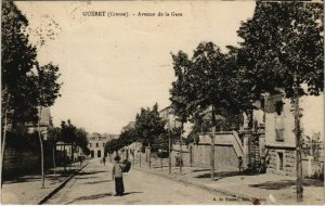 CPA Gueret Avenue de la Gare FRANCE (1050413)