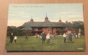 UNUSED .01 POSTCARD - ATHLETIC PAVILION, BELLE ISLE, DETROIT, MICHIGAN