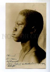 247953 WWI black man photo 1915 year german infirmary RPPC