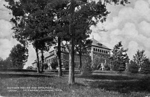 Dubuque Iowa birds eye view Mother House grounds antique pc Z17577