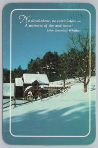 Christmas~Old Mill~John Greenleaf Whittier~Universe Of Sky & Snow~Continental PC