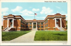 postcard TX - Temple High School