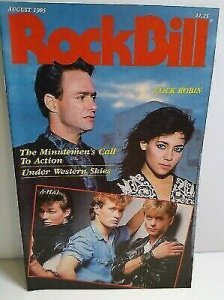 RockBill Magazine Cock Robin A-Ha Sting Minutemen Live Aid MTV Aug 1985 New Wave