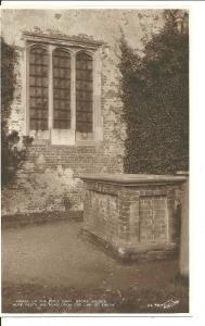 1930's The Grave Of The Poet Gray, Stoke Poges ~ Published By Walter Scott