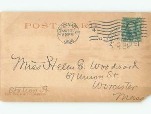 Chipped 1904 very early view - EDEN PARK Cincinnati Ohio OH n6094