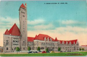 Union Station St Louis Missouri Postcard Posted 1947