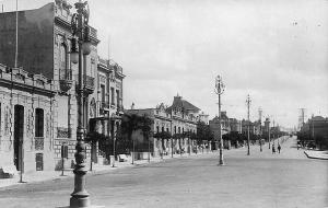 Montevideo Uruguay Avenida Brasil Real Photo Postcard