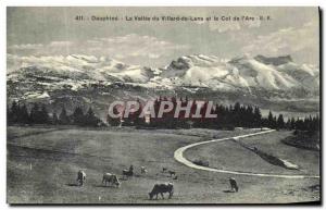 Old Postcard Dauphine La Vallee du Villard de Lans and the Col de L Arc