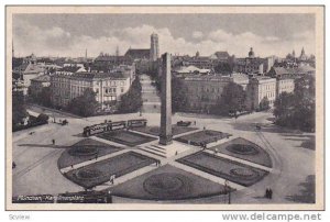 Karolinenplatz. Munchen (Bavaria), Germany, 1910-1920s