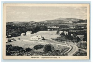 1909 Twist O Hill, Near Burlington Vermont VT Antique Postcard