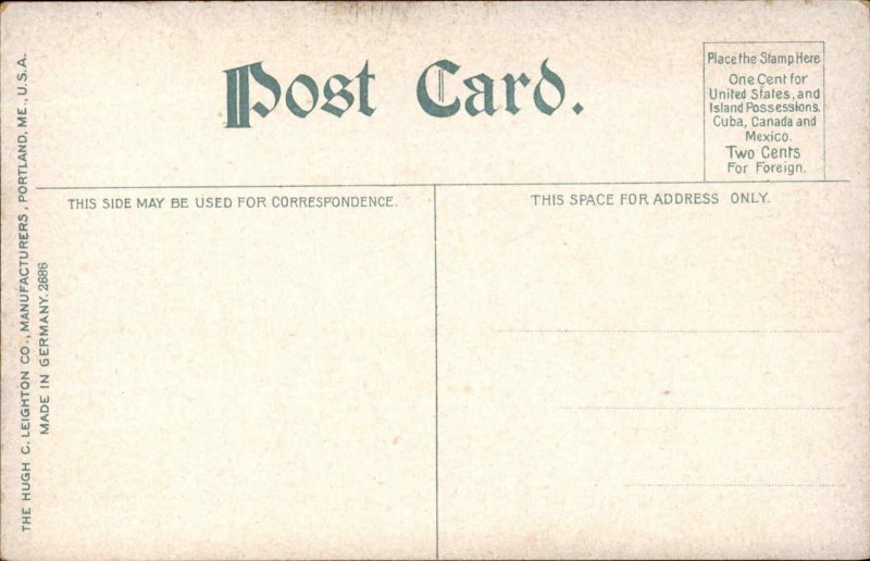 NEWBURYPORT MA Plum Island Lighthouse c1910 Postcard 