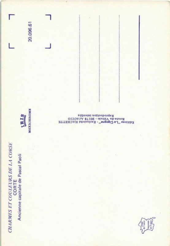 CPM Corte Ancienne capitale de Pascal Paoli CORSICA (1079108)