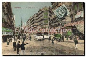 Postcard Old Street Marseille Noailles