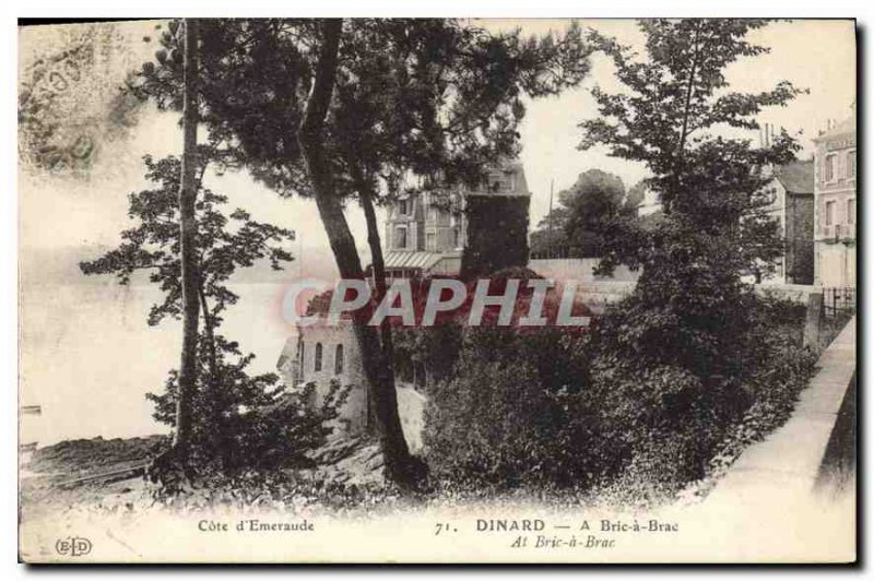 Old Postcard Emerald Coast Dinard A Bric a Brac