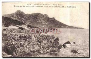 Postcard Old Pointe of & # 39Esterel Cap Brun Corniche Road d & # 39Or St Rap...